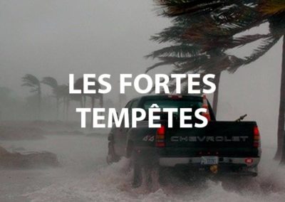 Les fortes tempêtes