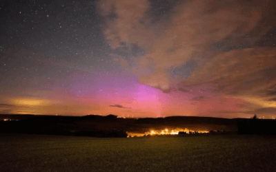De nouvelles aurores boréales photographiées lundi soir en Bourgogne-Franche-Comté